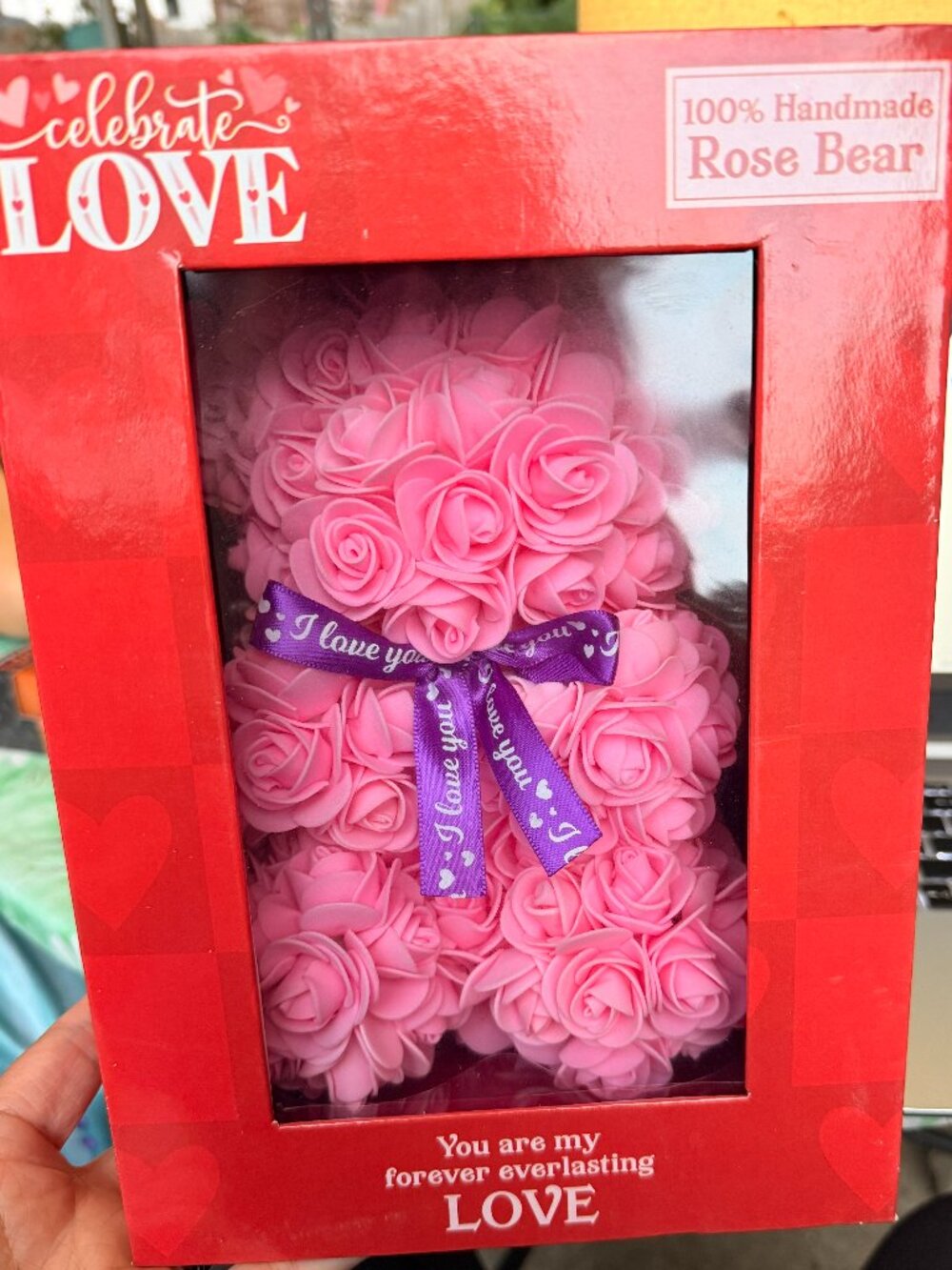 Pink Rose Bear
